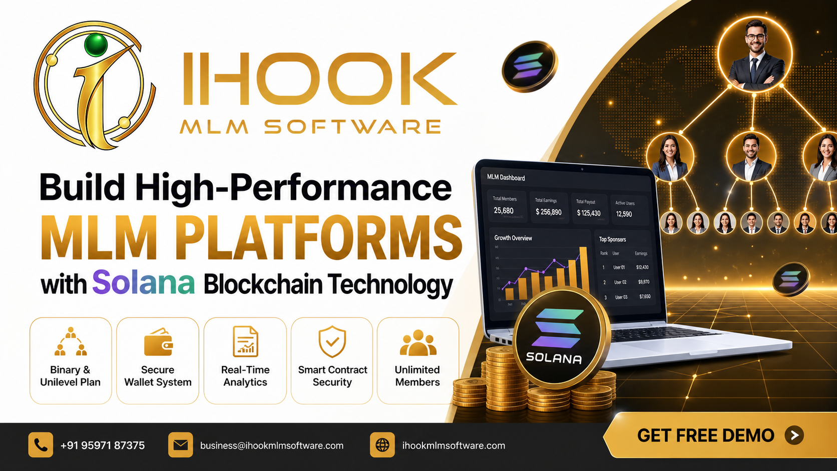 Build High-Performance MLM Platforms with Solana Blockchain Technology